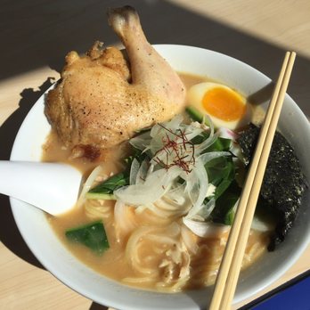 Bantam King - Miso Paitan Chicken Ramen with Roast Chicken Quarter at Bantam King. - Ramen Near Me - Washington, DC, District of Columbia