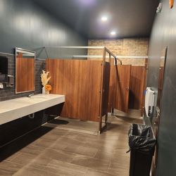 Roma’s Italian Eatery - 2nd bathroom pic.. love the handicap bars
