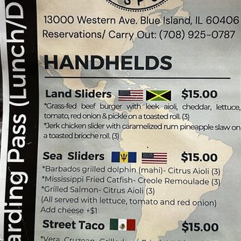 Edible Passport - Menu - Cooking Classes Near Me - Blue Island, Illinois