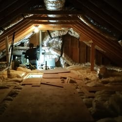 Jadach Heating and Cooling - Space saving and clean attic installation