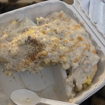 Speedway Market - Large biscuit and gravy fully loaded. - Grocery Near Me - Bakersfield, California Speedway Market - Large biscuit and gravy fully loaded. - Grocery Near Me - Bakersfield, California