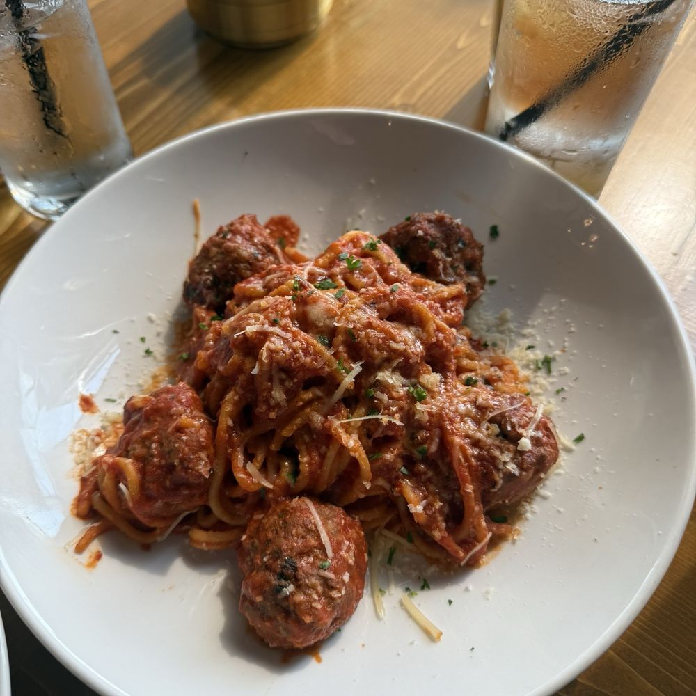Spaghetti and meatballs Spaghetti and meatballs