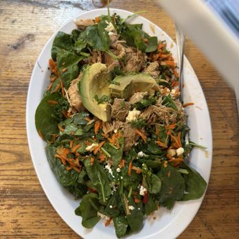 Red River Rockhouse - Kale salad with chicken and avocado - New American Near Me - Campton, Kentucky
