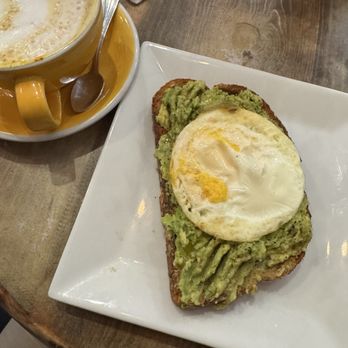 Mon Amour Coffee & Wine - Avocado Toast with an egg - Coffee & Tea Near Me - Bronx, New York