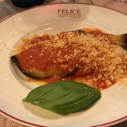 Eggplant rolls with tomato sauce and Parmesan....DELICIOUS!!!!