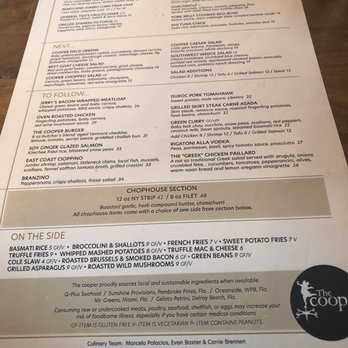 The Cooper - Menu - American Near Me - Palm Beach Gardens, Florida The Cooper - Menu - American Near Me - Palm Beach Gardens, Florida