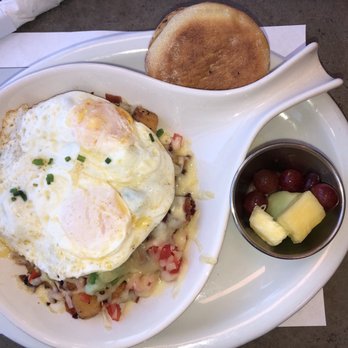 Turning Point - Skillet with avocado, bacon, onion, potatoes, eggs OM - Breakfast & Brunch Near Me - Bryn Mawr, Pennsylvania