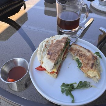 Single Speed Coffee Roasters - Veggie and egg breakfast sandwich on English muffin - Coffee Roasteries Near Me - Flagstaff, Arizona Single Speed Coffee Roasters - Veggie and egg breakfast sandwich on English muffin - Coffee Roasteries Near Me - Flagstaff, Arizona