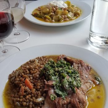 Rochelle Canteen - Braised lamb and lentils - Cafes Near Me - London, XGL Rochelle Canteen - Braised lamb and lentils - Cafes Near Me - London, XGL