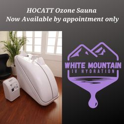 White Mountain IV Hydration - Our new HOCATT Ozone Sauna available now!