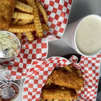 Pelican Bay Fish And Chips - Halibut Fish and Chips - clam chowder. - Fish & Chips Near Me - Longview, Washington Pelican Bay Fish And Chips - Halibut Fish and Chips - clam chowder. - Fish & Chips Near Me - Longview, Washington