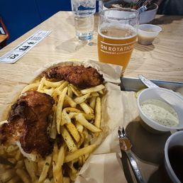 Fish and chips! Fish and chips!