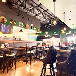 Cheba Hut "Toasted" Subs - Seating and bar