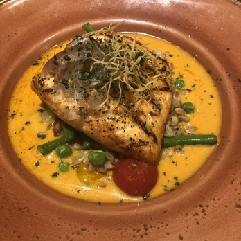 Daly's Pub & Rec - Salmon, yummy, but the sauce it's swimming in kinda tastes like velveeta cheese. - Burgers Near Me - Park City, Utah Daly's Pub & Rec - Salmon, yummy, but the sauce it's swimming in kinda tastes like velveeta cheese. - Burgers Near Me - Park City, Utah