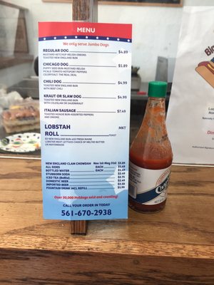 Menu photo 2 Big Daddy's Hot Dogs North Palm Beach, FL Menu photo 2 Big Daddy's Hot Dogs North Palm Beach, FL