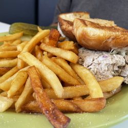 Velvet Grill & Creamery - Tuna melt with fries