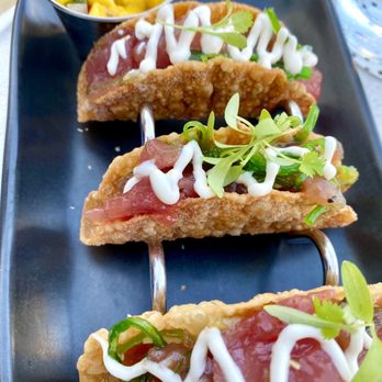 Hideout - wonton poke tacos - Bars Near Me - Honolulu, Hawaii Hideout - wonton poke tacos - Bars Near Me - Honolulu, Hawaii