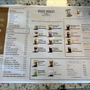 Good Roast at Kool Bear - Menu - Coffee & Tea Near Me - Orlando, Florida Good Roast at Kool Bear - Menu - Coffee & Tea Near Me - Orlando, Florida