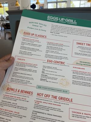 Menu photo 1 Eggs Up Grill Raleigh, NC
