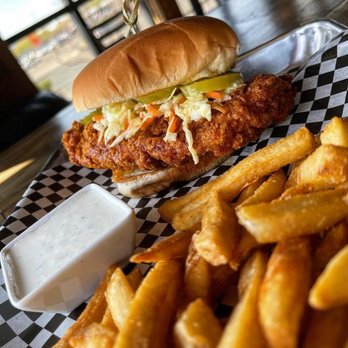 Craft Republic - Albuquerque - a fried chicken sandwich and fries - Burgers Near Me - Albuquerque, New Mexico