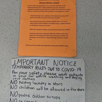 Coin Less Laundry - No Kids or folding clothes allowed until this whole Co-vid-19 thing is over - Laundromat Near Me - Mesa, Arizona