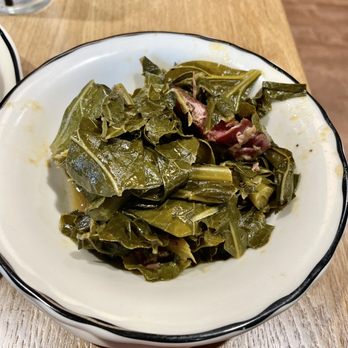 La Cour Kitchen & Bar - Braised Collards- $4 - French Near Me - Jackson, Mississippi La Cour Kitchen & Bar - Braised Collards- $4 - French Near Me - Jackson, Mississippi
