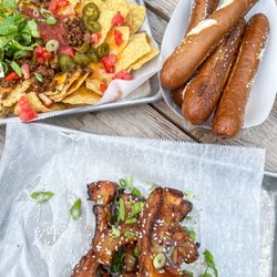 Allied Brewing Company - Nachos, pretzel sticks, Korean bbq ribs