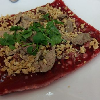Thanh Da Quan - Tiet Canh Vit (raw coagulated duck blood) Not good. - Vietnamese Near Me - Houston, Texas Thanh Da Quan - Tiet Canh Vit (raw coagulated duck blood) Not good. - Vietnamese Near Me - Houston, Texas