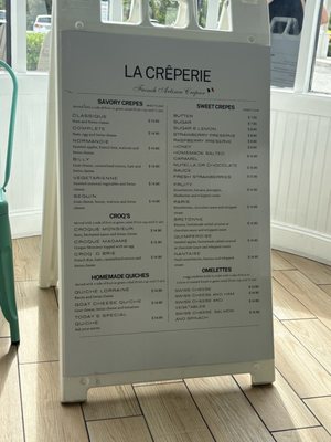 Menu photo 1 La Creperie Holmes Beach, FL Menu photo 1 La Creperie Holmes Beach, FL