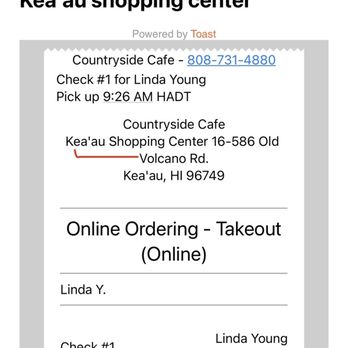 Countryside Cafe - Breakfast & Brunch Near Me - Keaau, Hawaii