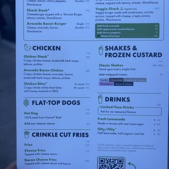 Shake Shack - Menu - Fast Food Near Me - Vancouver, Washington