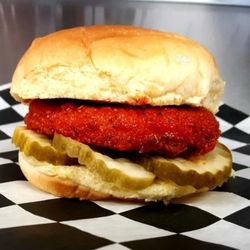 Center Street Grill & Smokehouse - Nashville Hot Chicken Sandwich