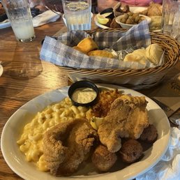 Great catfish and hush puppies Great catfish and hush puppies