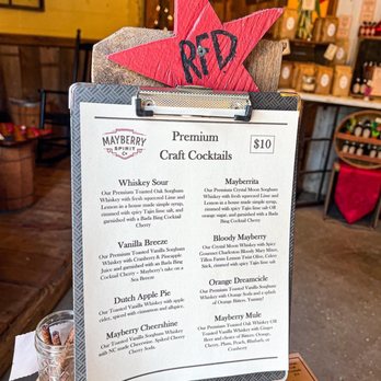 Mayberry Spirits - Distilleries Near Me - Mount Airy, North Carolina