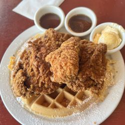 Sunrise Waffle  - Chicken and waffles... duh
