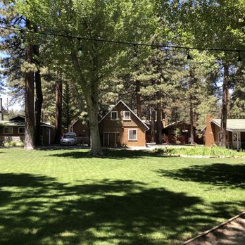 Grey Squirrel Resort & Vacation Rental Homes - Grass area. - Big Bear Lake, CA