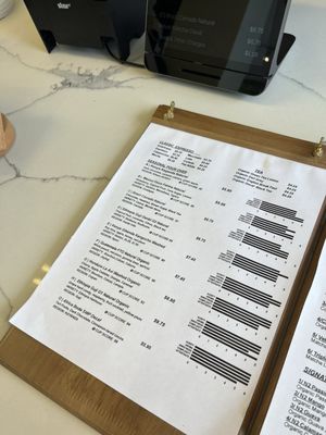 Menu photo 2 Q Specialty Coffee San Francisco, CA Menu photo 2 Q Specialty Coffee San Francisco, CA