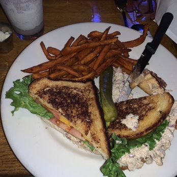 Quinn's Lighthouse - I only had room for this surprisingly good tuna melt with sweet potato fries and a cup of clam chowder. - Seafood Near Me - Oakland, California Quinn's Lighthouse - I only had room for this surprisingly good tuna melt with sweet potato fries and a cup of clam chowder. - Seafood Near Me - Oakland, California