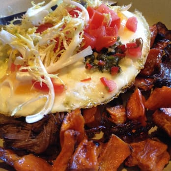 Finch & Fork - Short rib sweet potato hash - New American Near Me - Santa Barbara, California