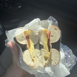 Hello Bagel - Bacon egg and cheese