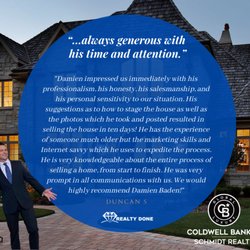 Realty Done By Damien Baden - Realty Done By Damien Baden Seller Client Review