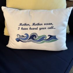Custom designed pillow from my favorite Buffet song