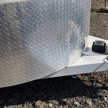 Protek Dent & Scratch Removal - Damage to horse trailer. - Mobile Dent Repair Near Me - Woodland Hills, California Protek Dent & Scratch Removal - Damage to horse trailer. - Mobile Dent Repair Near Me - Woodland Hills, California