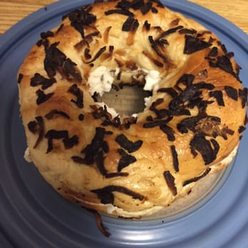 Kettlemans Bagel - Onion bagel with dairy-free cream cheese - Bagels Near Me - Ottawa, Ontario Kettlemans Bagel - Onion bagel with dairy-free cream cheese - Bagels Near Me - Ottawa, Ontario