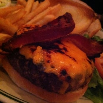 Miller's Pub - Merkts Cheddar/Bacon Burger - American Near Me - Chicago, Illinois Miller's Pub - Merkts Cheddar/Bacon Burger - American Near Me - Chicago, Illinois