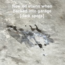 European Service Center - The white stains were from the original oil leak that was supposed to be fixed.
