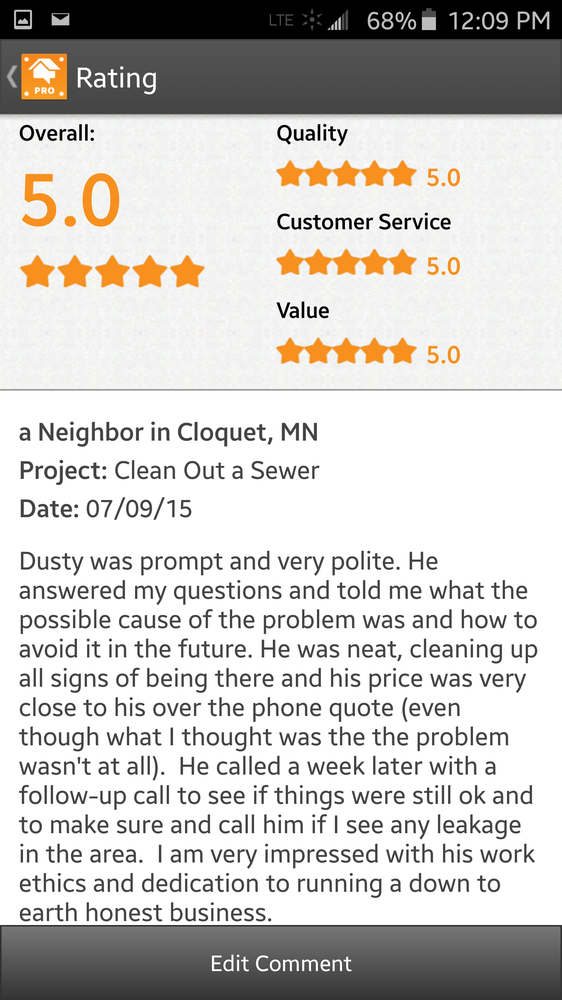 Slide of Hill Side Sewer & Drain