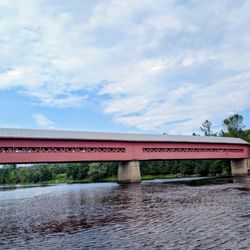 Wakefield Covered Bridge - Boat View