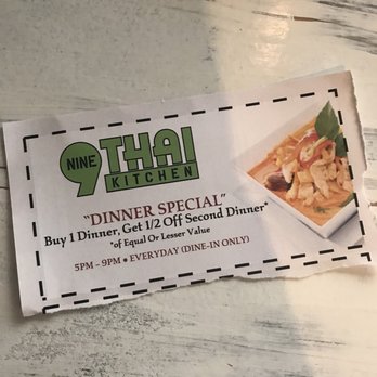 9 Thai kitchen - Will not honor their coupon and said it was expired even though there is no exp date! - Thai Near Me - Las Vegas, Nevada