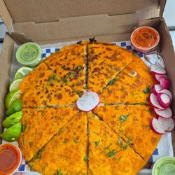 Tacos Estilo Tijuana - Pizza birria , one of the most popular items